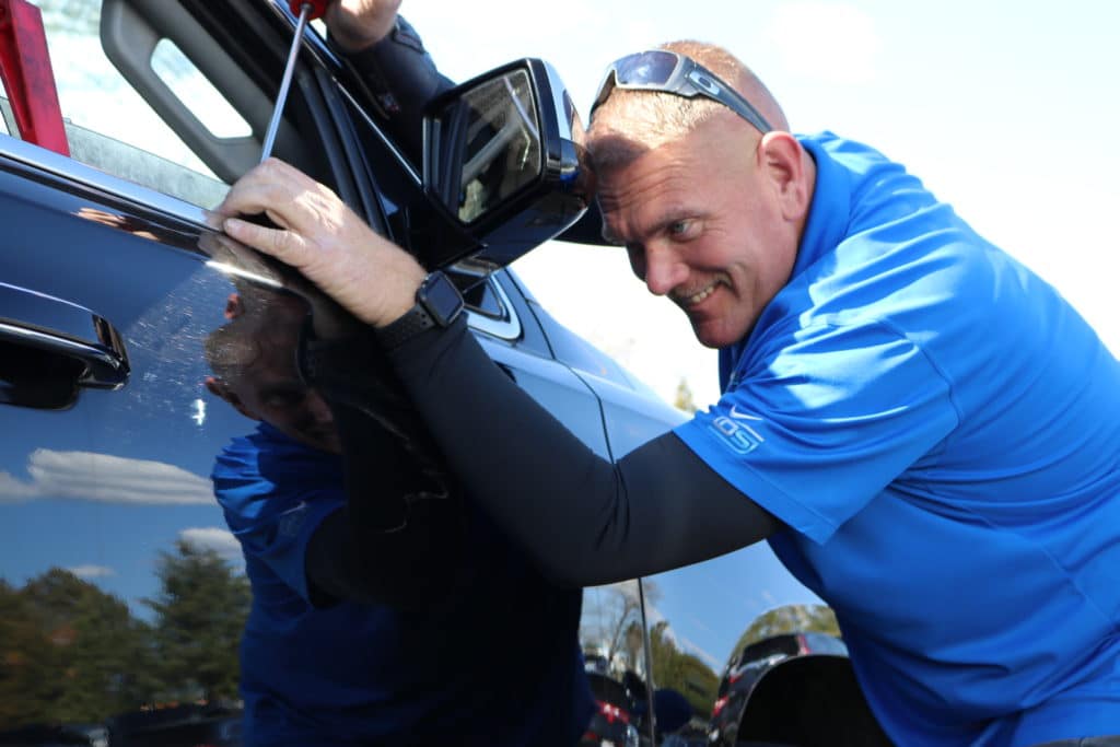 What sized dents can be repaired with paintless dent repair